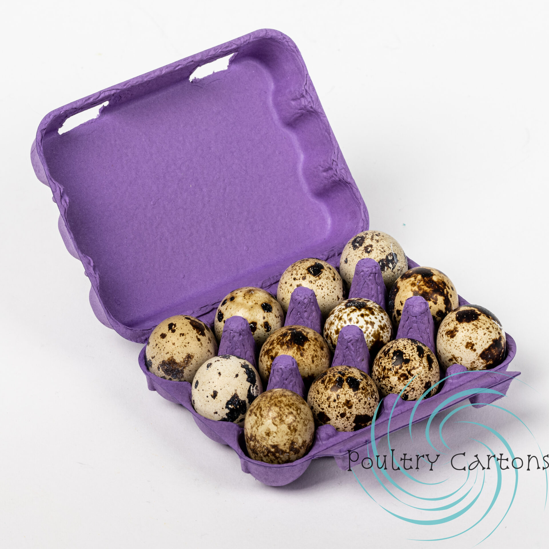 Purple Quail Egg Cartons | Poultry Cartons